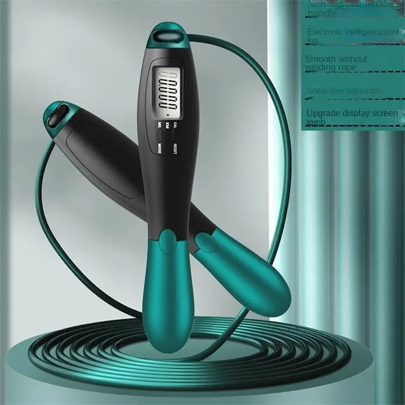 Cordless Electronic Jump Rope with LCD Counter for Gym and Crossfit Fitness