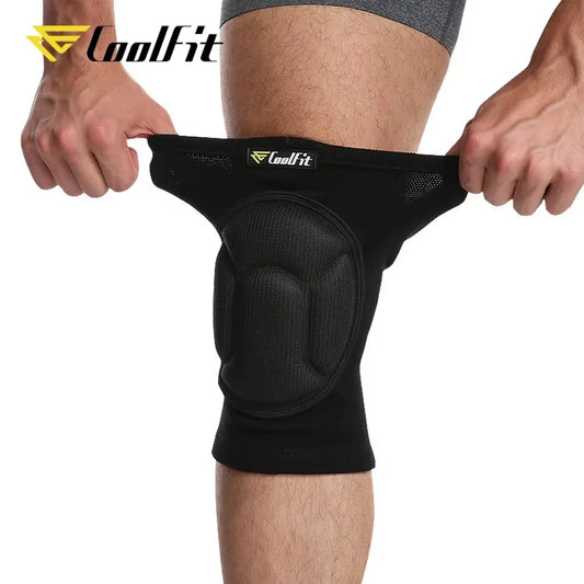 Thickened Knee Pads for Football and Volleyball - Extreme Sports Support and Protection for Cycling