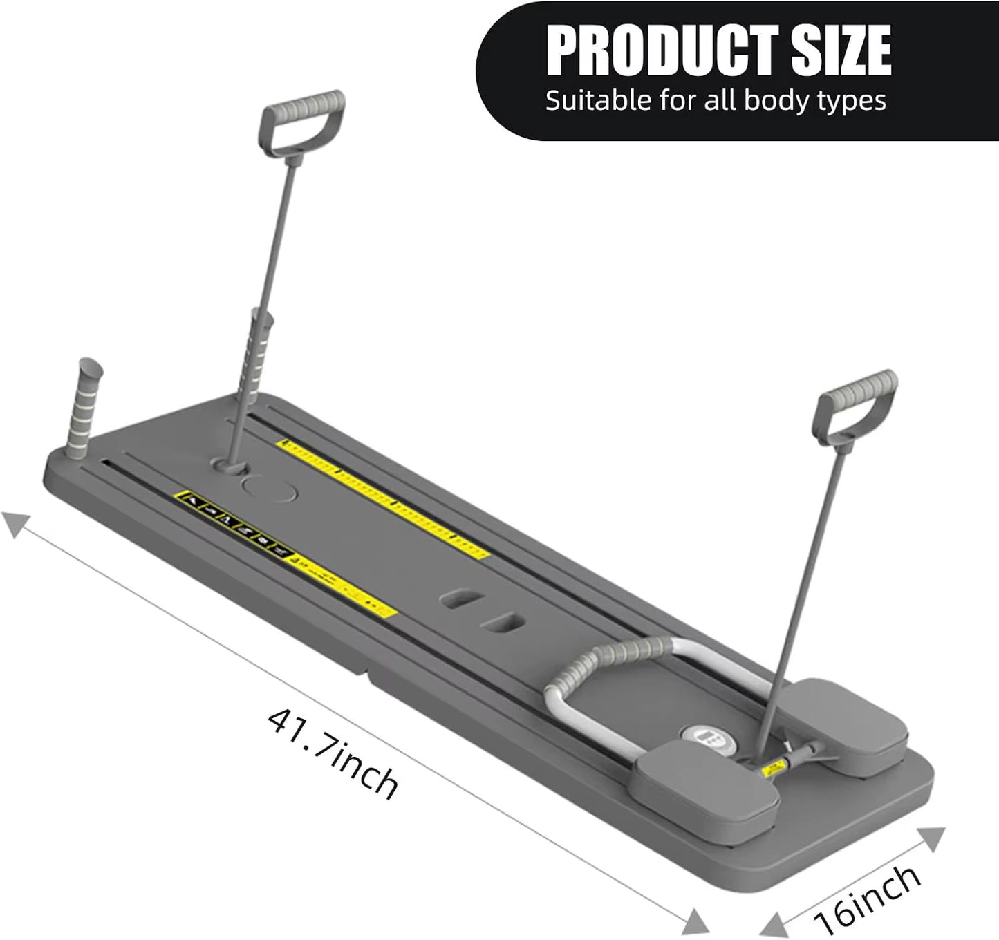 Multifunctional Fitness Exercise Board for Abdominal and Push-Up Training - Ideal for Home Gyms and Pilates Workouts