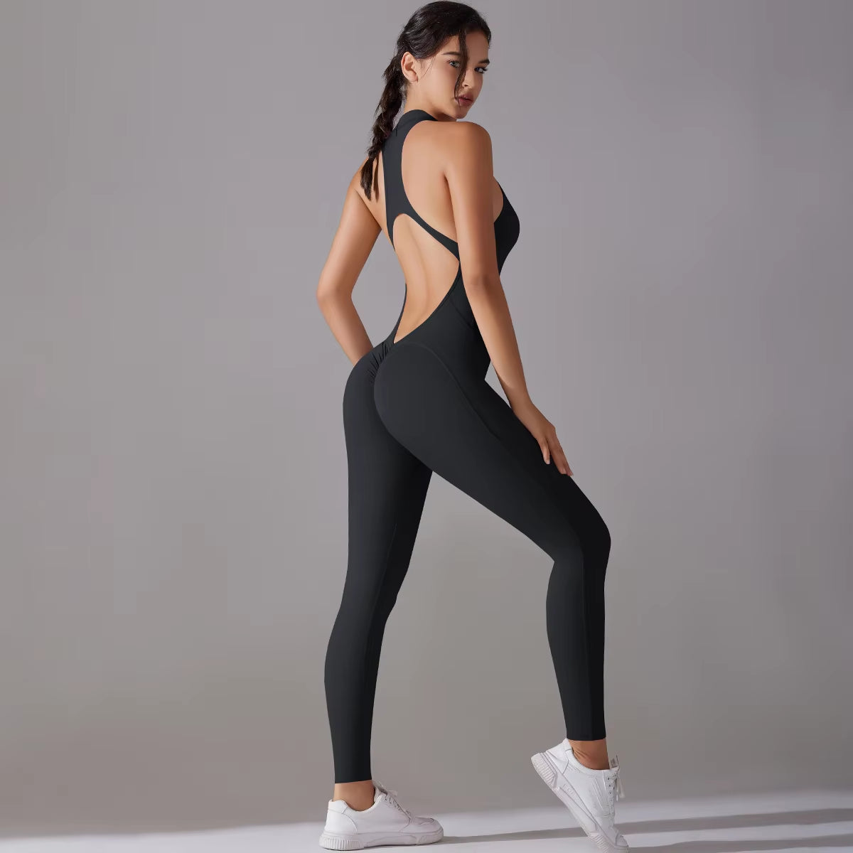 Women's Tummy Control Bodysuit with Butt Lifting Features for Fitness and Yoga Workouts
