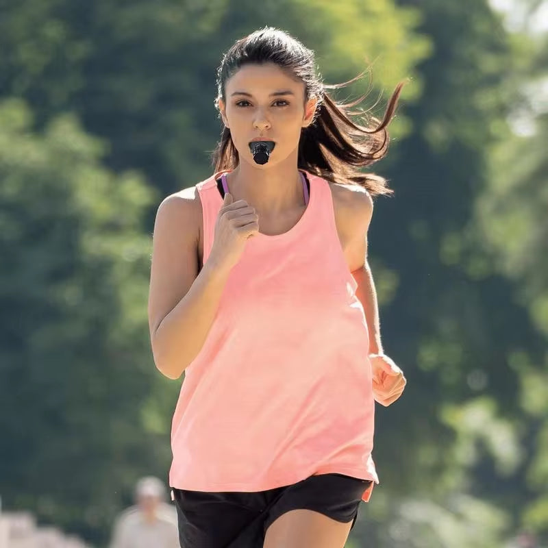 Lung Capacity Training Mouthpiece for Home Fitness and Health Management