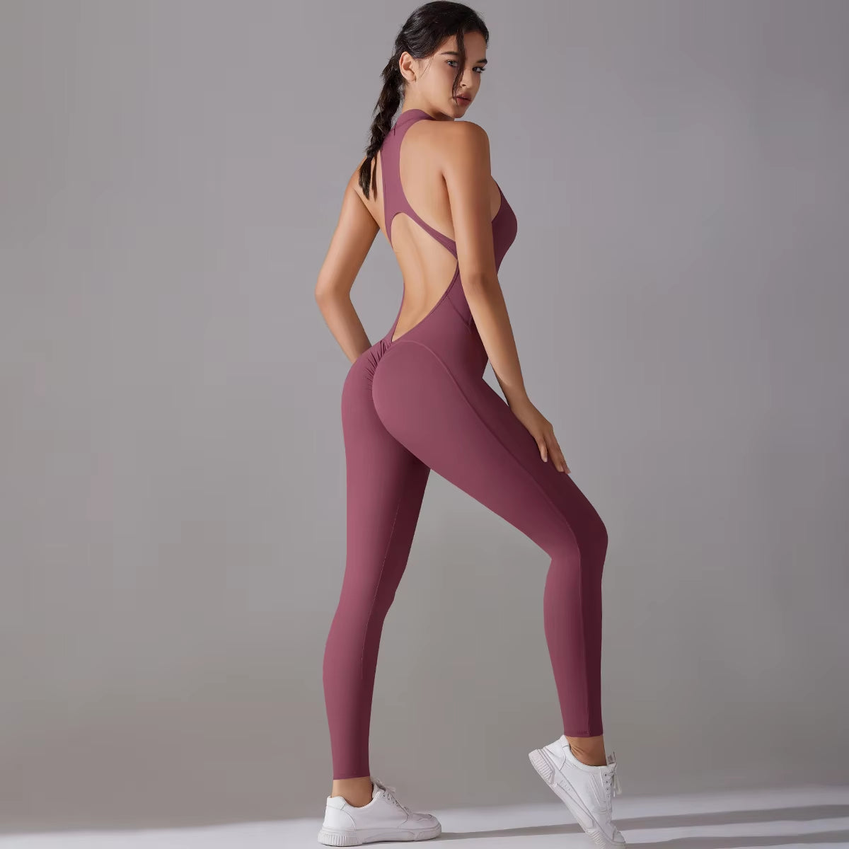 Women's Tummy Control Bodysuit with Butt Lifting Features for Fitness and Yoga Workouts