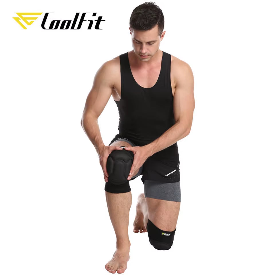 Thickened Knee Pads for Football and Volleyball - Extreme Sports Support and Protection for Cycling
