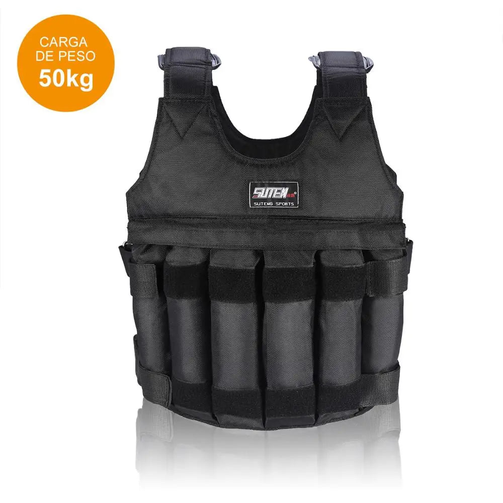 Adjustable Weighted Vest for Exercise and Training - Available in 20Kg and 50Kg for Gym, Boxing, and Fitness Activities