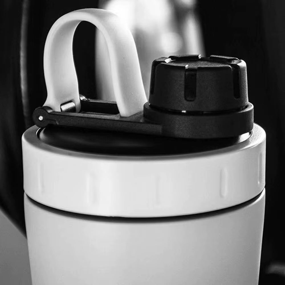 Personalized 20oz Double Wall Vacuum Insulated Stainless Steel Protein Shaker Bottle - Leak Proof Sports Drinkware