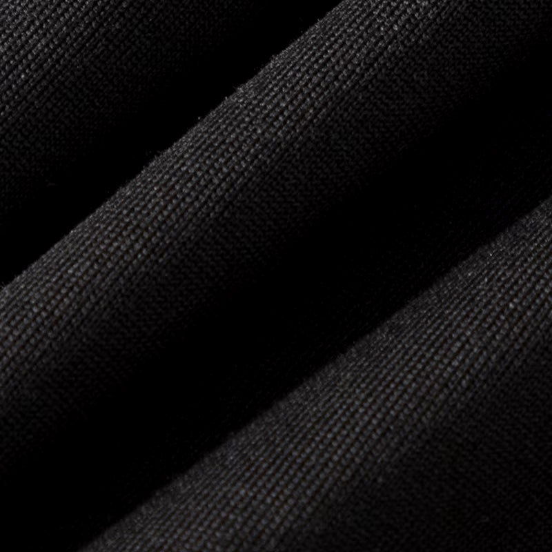 Men's Black Long Sleeve Base Layer Set for Autumn/Winter - Fitness Running Shirt and Casual Stretch Pants (2/4 Pcs)