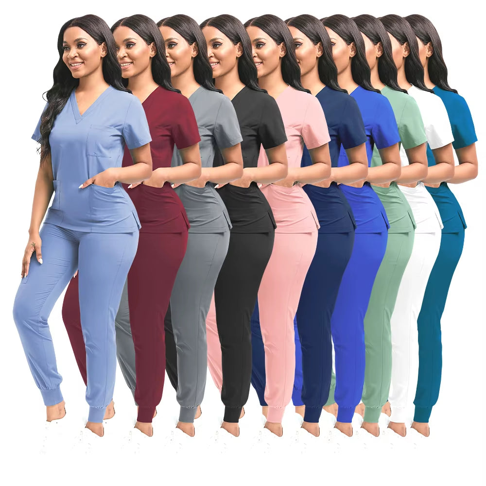 High-Quality Unisex Medical Scrubs for Women - Beauty Spa, Veterinary, and Dentistry Work Uniform Set