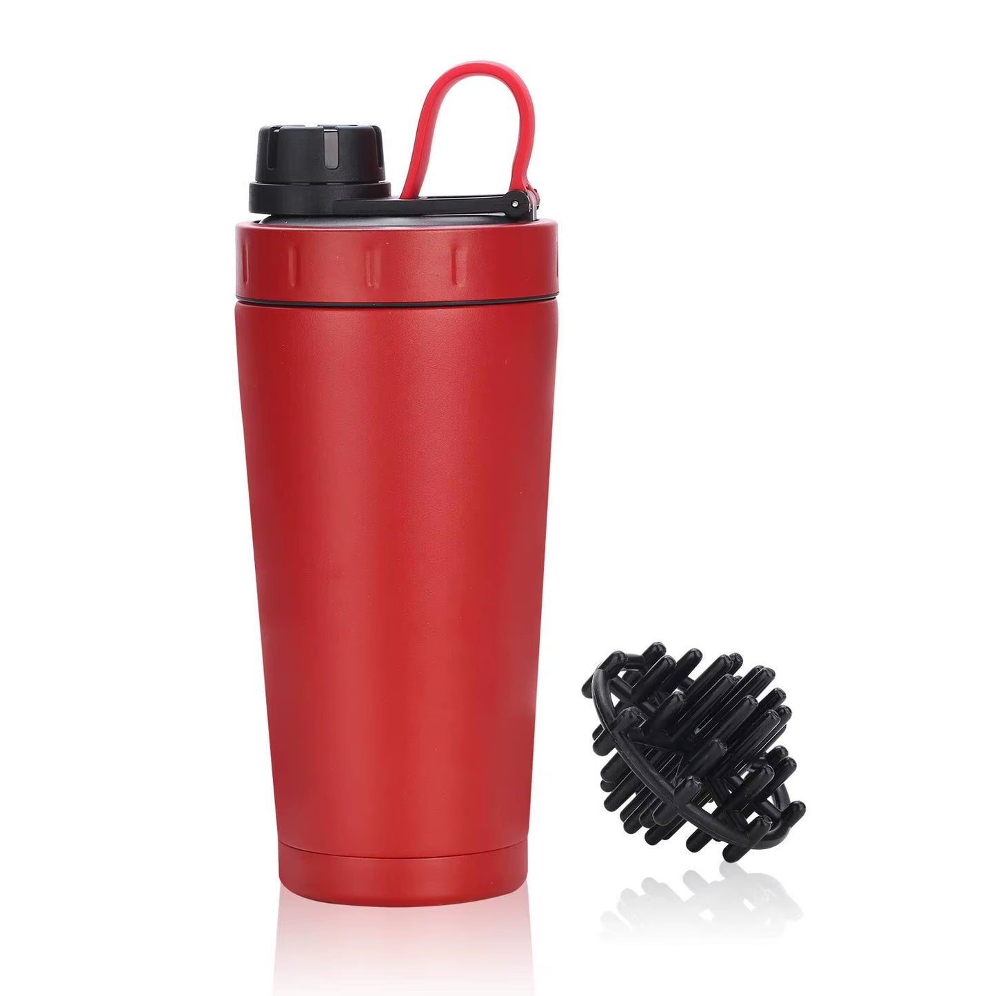 Personalized 20oz Double Wall Vacuum Insulated Stainless Steel Protein Shaker Bottle - Leak Proof Sports Drinkware