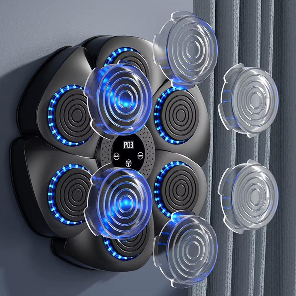 Smart Music Boxing Trainer for Adults and Children - Home Fitness Response Training Wall Target