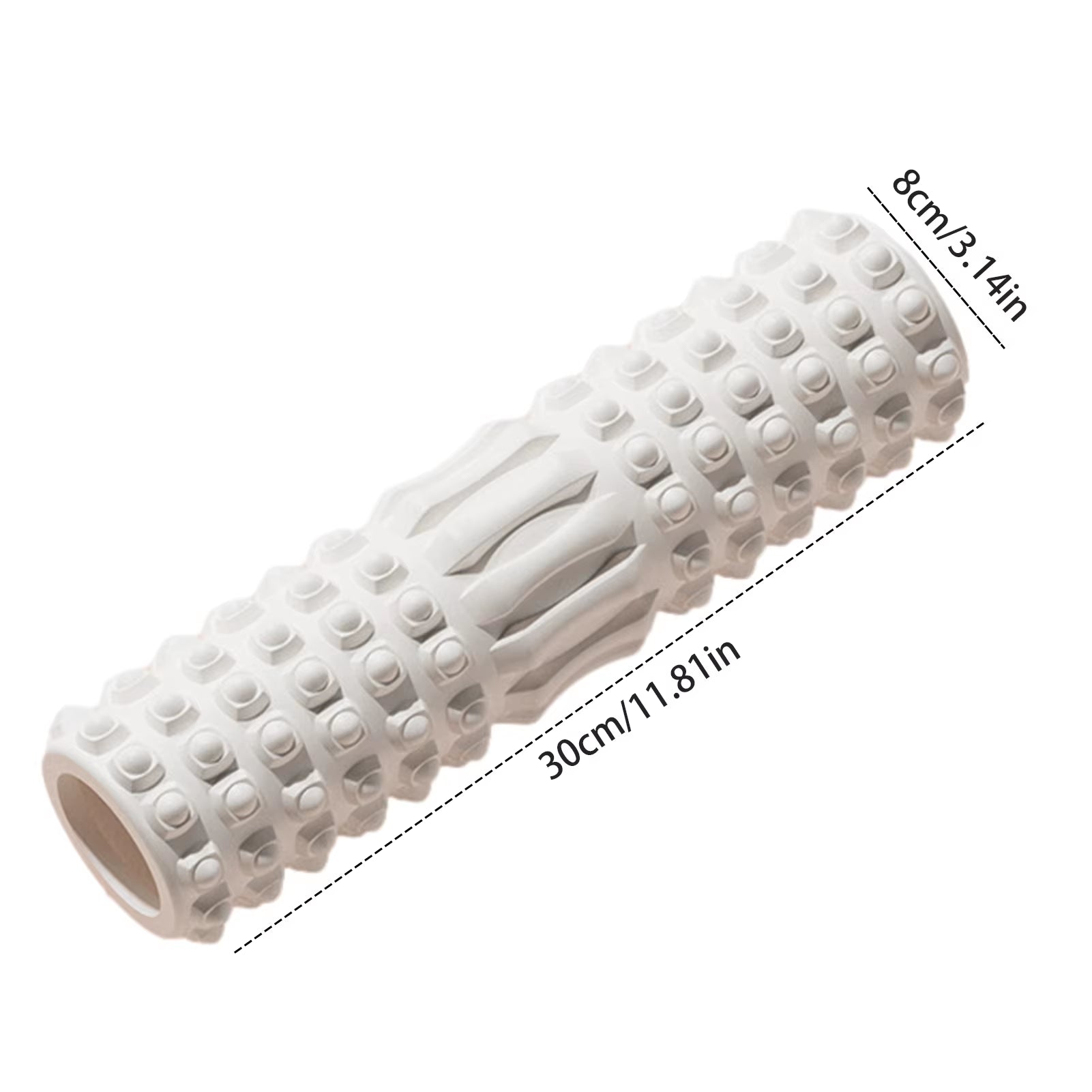 Professional Yoga Foam Roller for Back Muscle Massage and Stretching Exercises