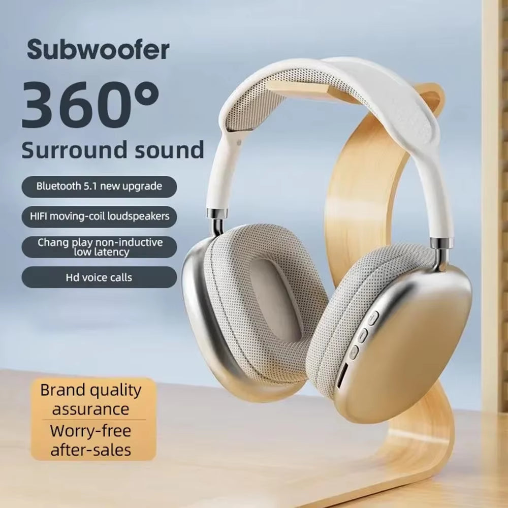 P9 Wireless Bluetooth Headset for Sports and Gaming - Noise-Cancelling Earbuds with Integrated Microphone